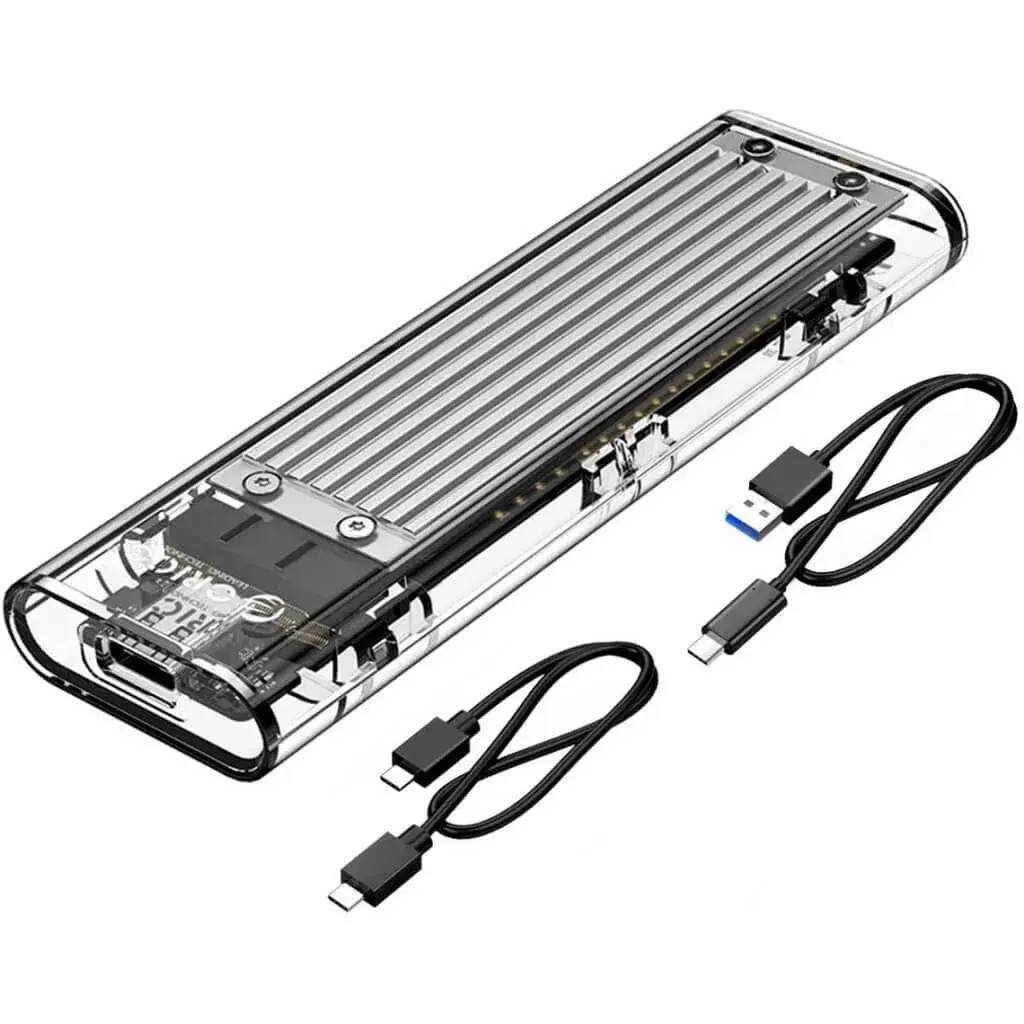 Carcasa Adaptadora M.2 SSD Enclosure (NVMe / USB)