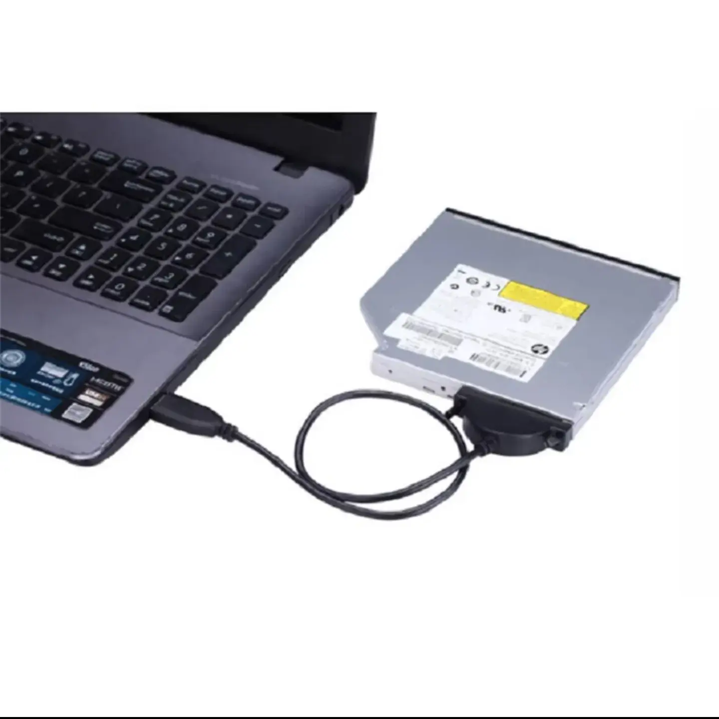 Cable Adaptador USB a Slimline SATA de 13 Pines (Para Unidades Ópticas de Portátil)