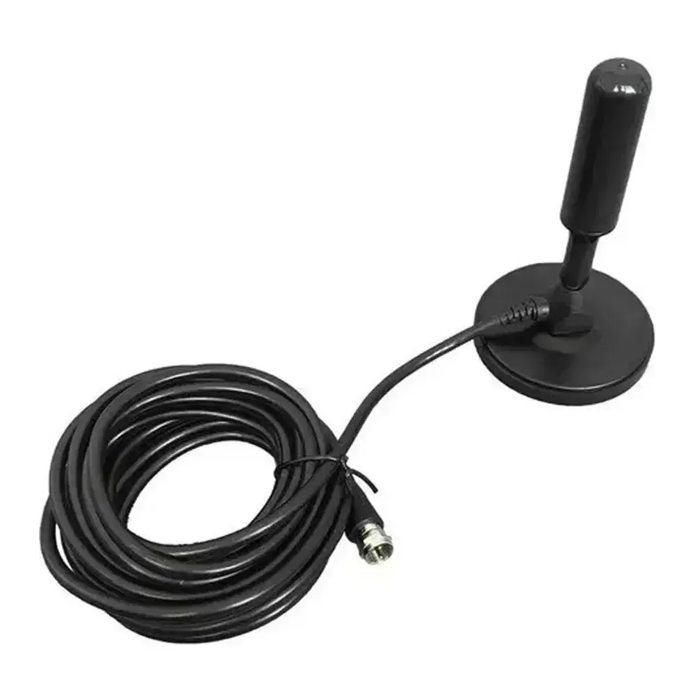 Antena TDT Magnética para Televisión Digital Terrestre DVB-YY555 (Cable de 5 Metros)