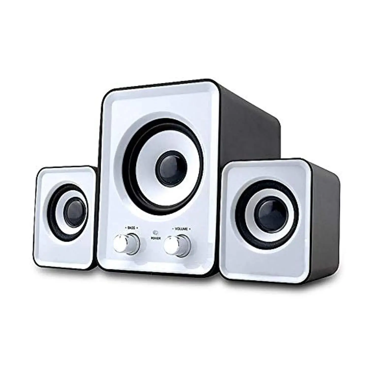 Parlantes Multimedia 2.1 Kisonli U-2400 con Subwoofer