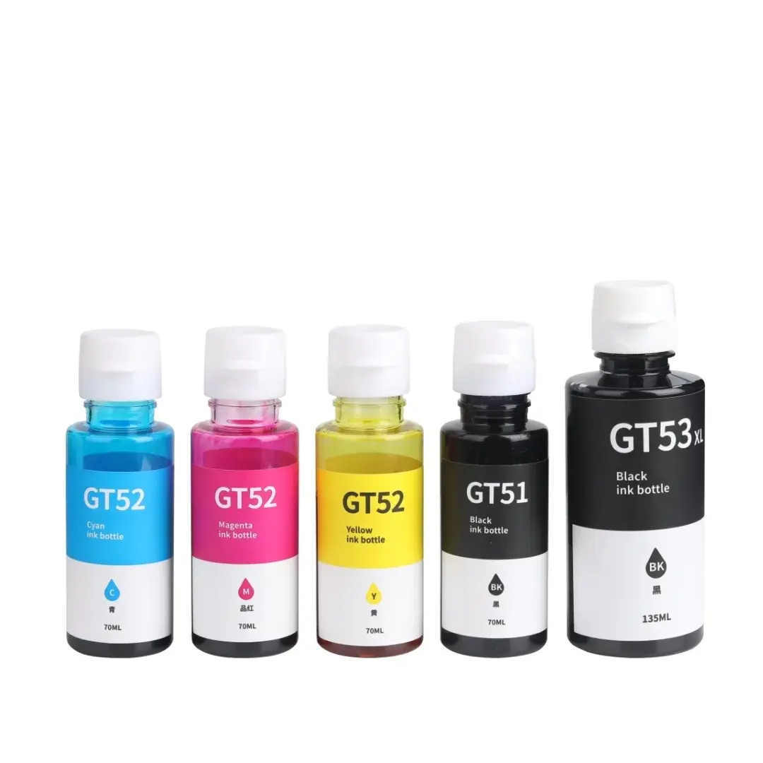 Botella de Tinta de Recarga Negra GT51 (Compatible / Alternativa)
