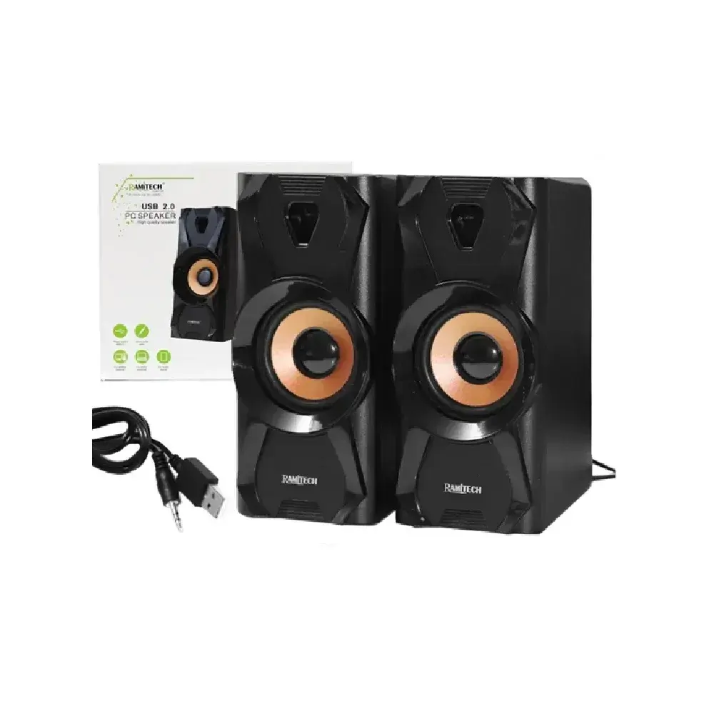 Parlantes para PC RAMITECH RAM-U9003 (Sistema USB 2.0)