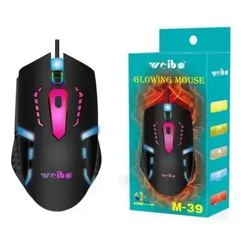 Mouse con Iluminación WEIBO M-39