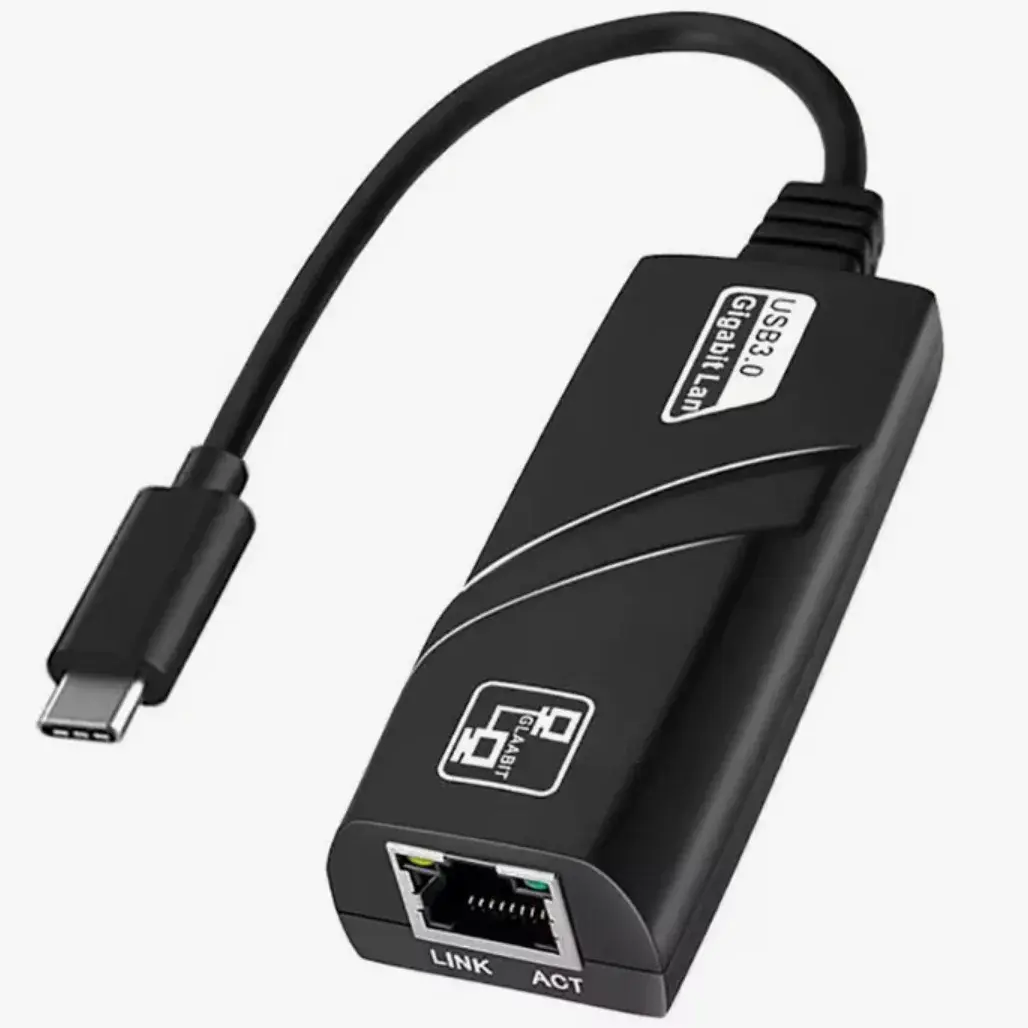 Adaptador de Red Ethernet USB 3.0 / Tipo-C 3.1 Gigabit (10/100/1000 Mbps)