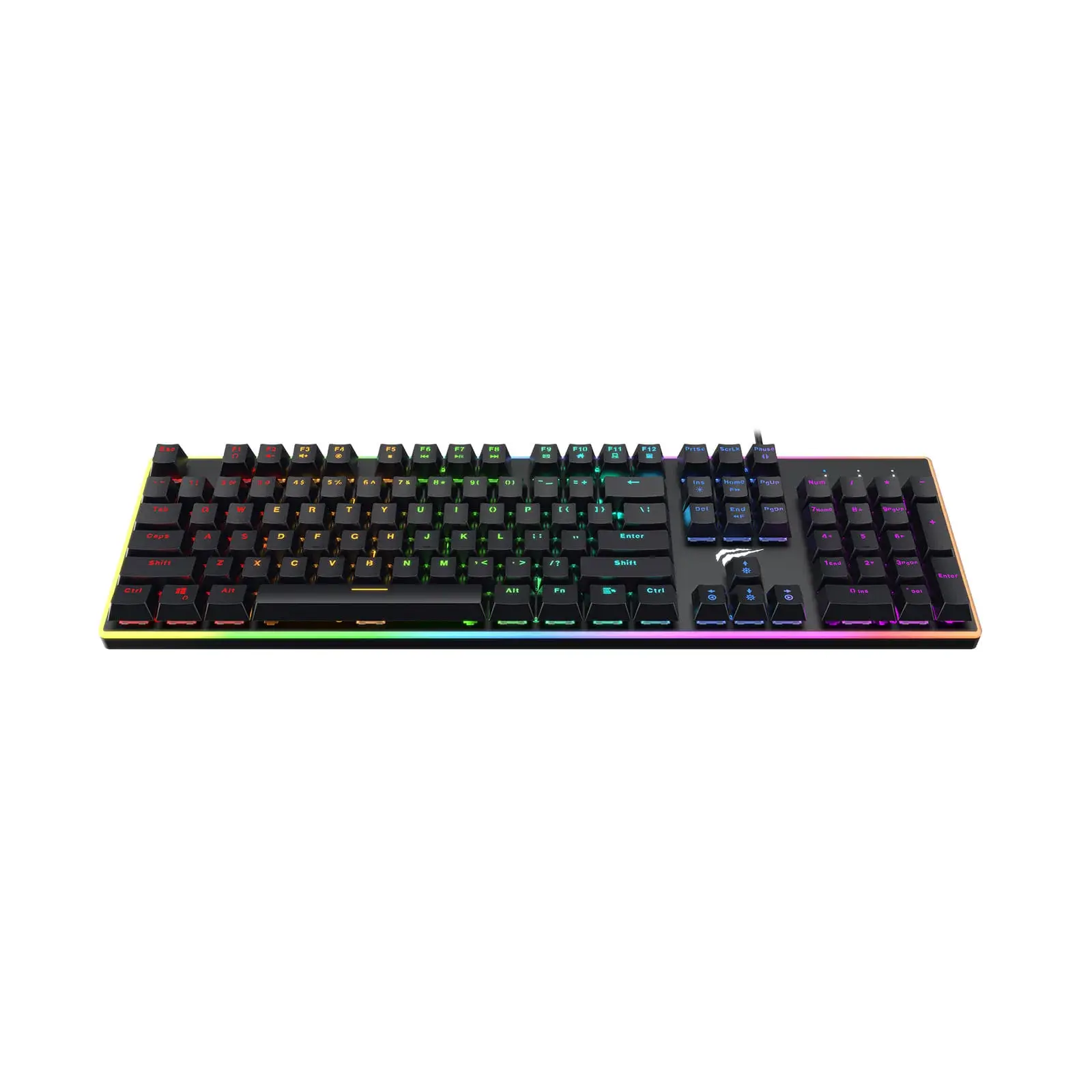 Título del producto: Teclado Mecánico ZINQ KANGA - Iluminación RGB (20 Efectos)