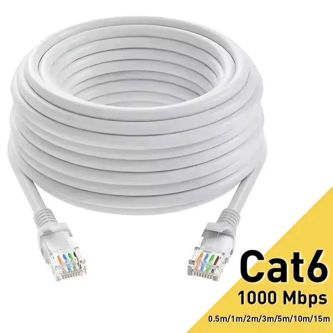 Cable de Red Ethernet RJ45 Categoría 6 (CAT6) - 20 Metros