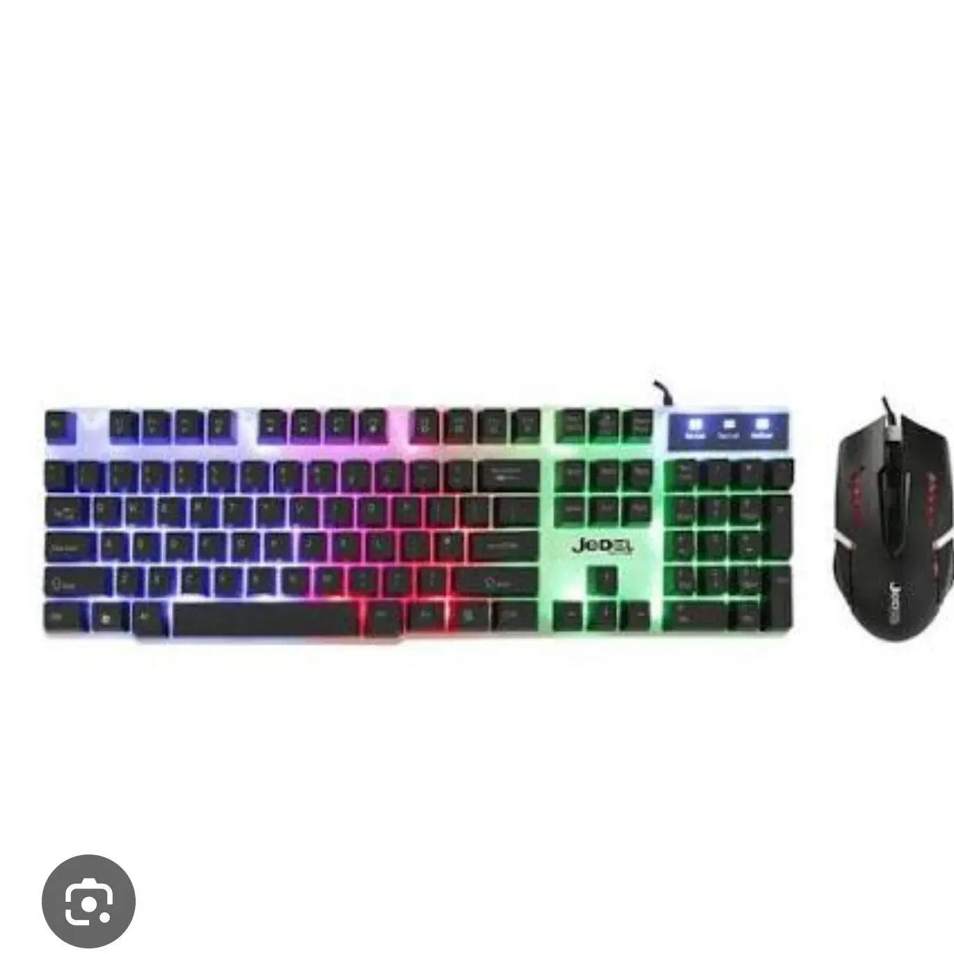 Combo Teclado y Mouse Gamer Retroiluminado Jedel GK100S (USB)