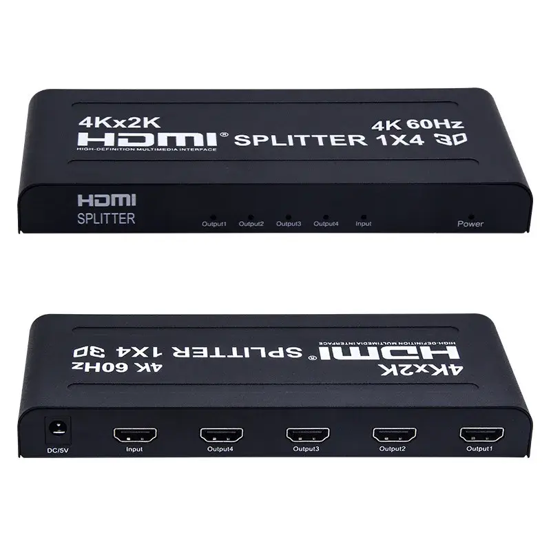 Splitter HDMI 1x4 HDTV - Soporte 4K x 2K y 3D