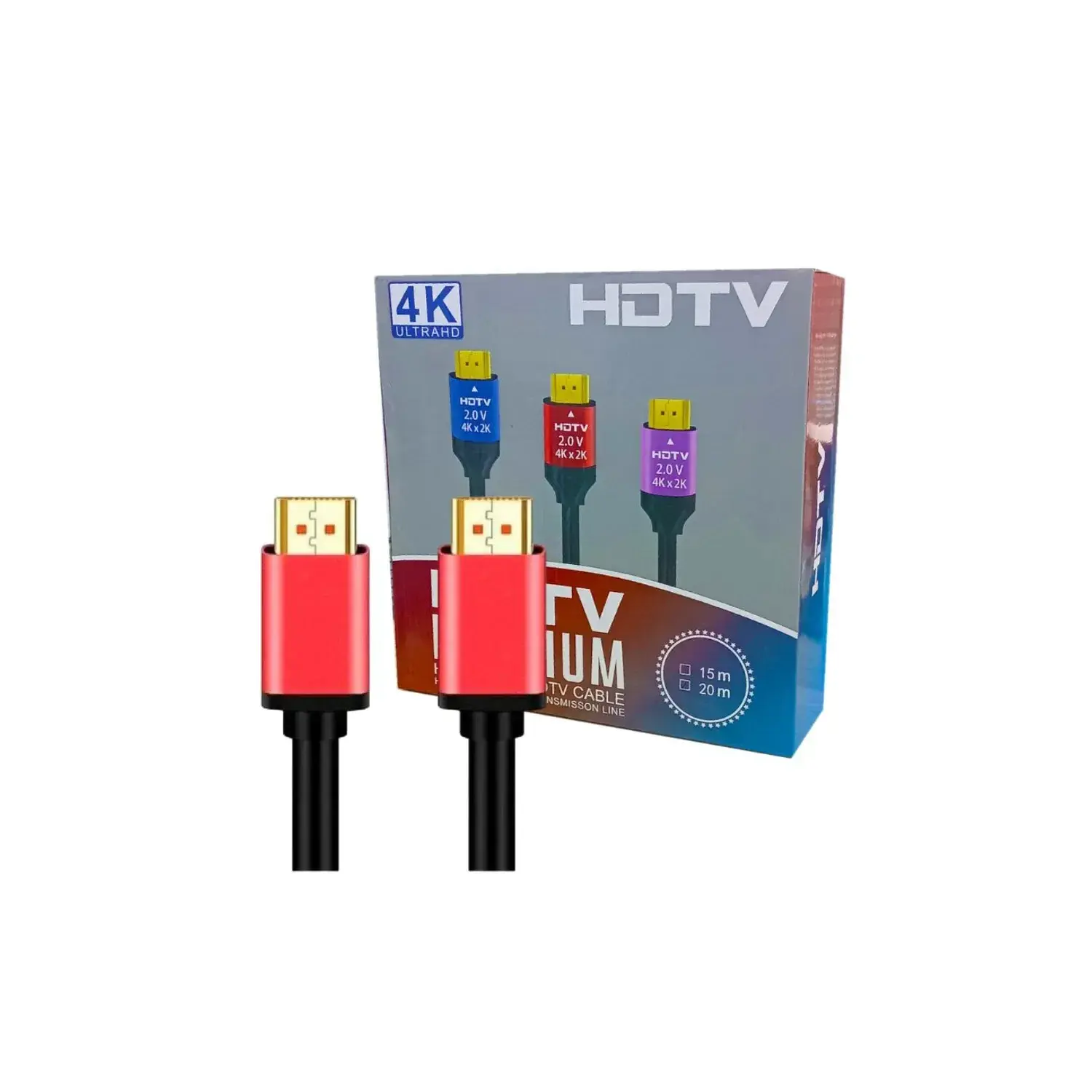 Cable HDMI Premium HDTV 2.0 - 4K Ultra HD (15m / 20m) 